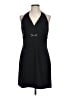 Laundry by Shelli Segal 100% Polyester Solid Black Cocktail Dress Size 12 - photo 1
