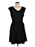 Gap Outlet 100% Polyester Solid Black Casual Dress Size 8 - photo 1