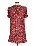 Parker 100% Silk Print Red Casual Dress Size XS - photo 2