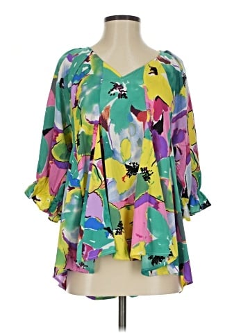 Umgee Long Sleeve Blouse (view 1)