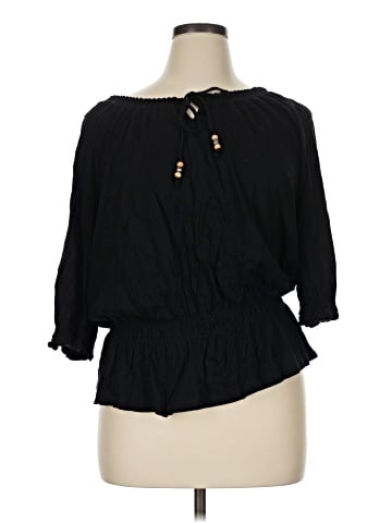 Croft & Barrow 3/4 Sleeve Blouse (view 1)