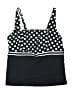 Lands' End Polka Dots Black Swimsuit Top Size M (estimated) - photo 1