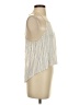 The Impeccable Pig 100% Rayon Tan Sleeveless Blouse Size S - photo 4