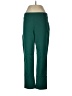 JM Collection Solid Green Active Pants Size L - photo 1