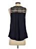 The Impeccable Pig 100% Rayon Blue Sleeveless Blouse Size S - photo 2