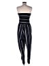 Full Circle Trends With Love Stripes Black Jumpsuit Size 2X - photo 2