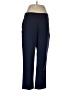 JM Collection Solid Blue Active Pants Size L - photo 1