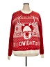 The Office 100% Acrylic Print Red Pullover Sweater Size 2X - photo 1