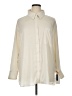 Open Edit Solid Ivory Long Sleeve Button-Down Shirt Size 1X - photo 1