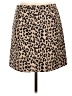 Crescent Animal Print Tan Casual Skirt Size L - photo 2