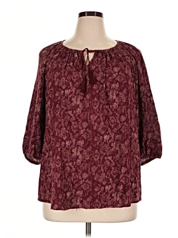 Faded Glory 3/4 Sleeve Blouse (view 1)