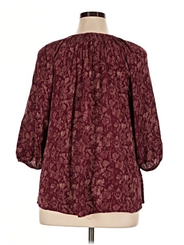 Faded Glory 3/4 Sleeve Blouse (view 2)