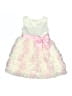 Rare Editions 100% Polyester Ivory Dress Size 4 - photo 1