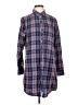 Toad & Co 100% Cotton Plaid Blue Casual Dress Size S - photo 1