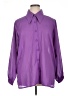Anthony Marc Hankins 100% Polyester Purple 3/4 Sleeve Blouse Size 1X - photo 1