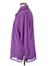 Anthony Marc Hankins 100% Polyester Purple 3/4 Sleeve Blouse Size 1X - photo 5
