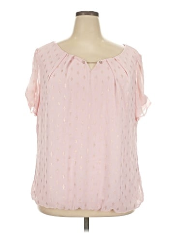 Sara Michelle Short Sleeve Blouse (view 1)