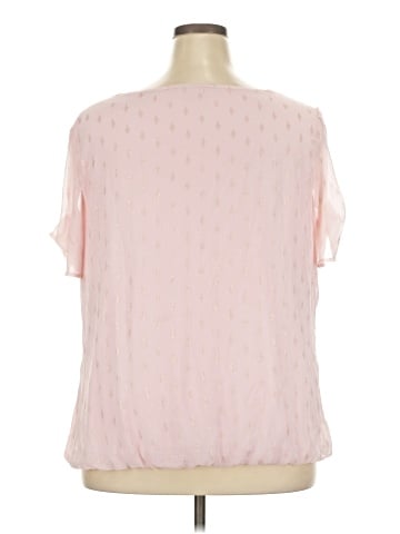 Sara Michelle Short Sleeve Blouse (view 2)
