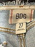 BDG 100% Cotton Blue Denim Shorts Size 27 waist - photo 3