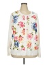 Charter Club Floral White Cardigan Size 3X - photo 1