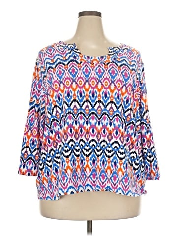 Ruby Rd. 3/4 Sleeve Blouse (view 1)