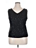 J. Peterman Black Sleeveless Top Size 16 - photo 1