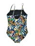 Old Navy Print Blue One Piece Swimsuit Size 14 - 16 - photo 2