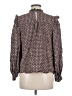 Mine Brown Long Sleeve Blouse Size M - photo 2