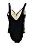 Longitude Paisley Black One Piece Swimsuit Size 12 - photo 2