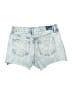 Express 100% Cotton Blue Denim Shorts Size 6 - photo 2