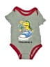 Converse Graphic Gray Short Sleeve Onesie 0-3 MO / 3 MO - photo 1
