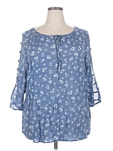 Fred David 3/4 Sleeve Blouse (view 1)