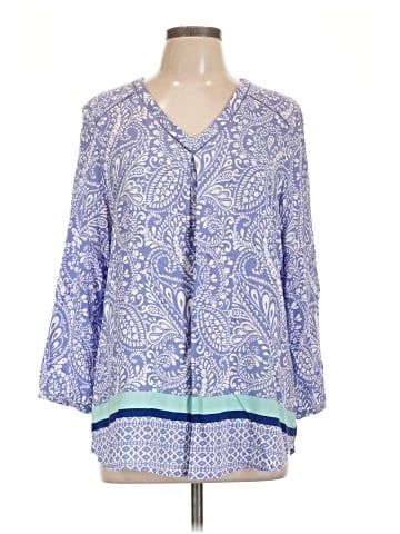 St. John's Bay 3/4 Sleeve Blouse (view 1)