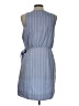 TCEC 100% Polyester Stripes Blue Casual Dress Size L - photo 2