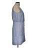 TCEC 100% Polyester Stripes Blue Casual Dress Size L - photo 4