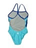 Speedo Color Block Teal One Piece Swimsuit Size Sm (32) - photo 2