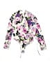 BCBGeneration Floral Pink Purple Bodysuit Size XXS - photo 1