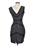 XOXO Chevron-herringbone Gray Cocktail Dress Size 1 - 2 - photo 2