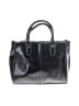Harve Benard Solid Black Leather Satchel One size - photo 3