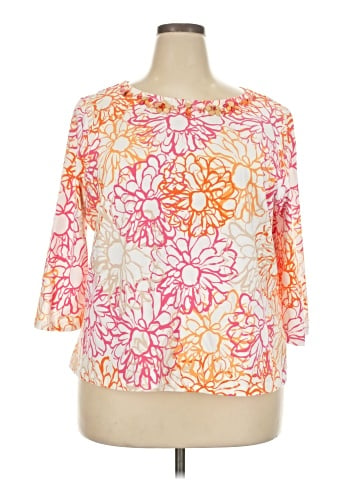 Hearts of Palm Woman 3/4 Sleeve T-Shirt (view 1)