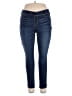 Mossimo Solid Blue Jeggings Size 14 - photo 1