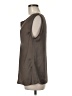 Violet & Claire 100% Polyester Brown Sleeveless Blouse Size M - photo 5