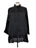 Boohoo 100% Polyester Black 3/4 Sleeve Blouse Size 22 - photo 1