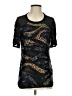 Nanette Lepore 100% Nylon Black Short Sleeve Top Size XS - photo 1