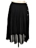 J.Crew 100% Polyester Solid Black Casual Skirt Size 18 - photo 1