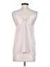 LC Lauren Conrad 100% Polyester Ivory Sleeveless Blouse Size S - photo 2