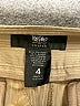 Mossimo Stripes Tan Khaki Shorts Size 4 - photo 3