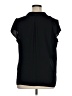 Halogen 100% Polyester Black Short Sleeve Blouse Size 1X - photo 2