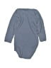 Petit Bateau 100% Cotton Blue Long Sleeve Onesie 6-9 MO / 9 MO - photo 2