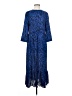Zara Paisley Blue Casual Dress Size XS - photo 1